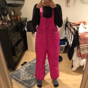 Windbreaker pink vintage 80’s ski jumpsuit